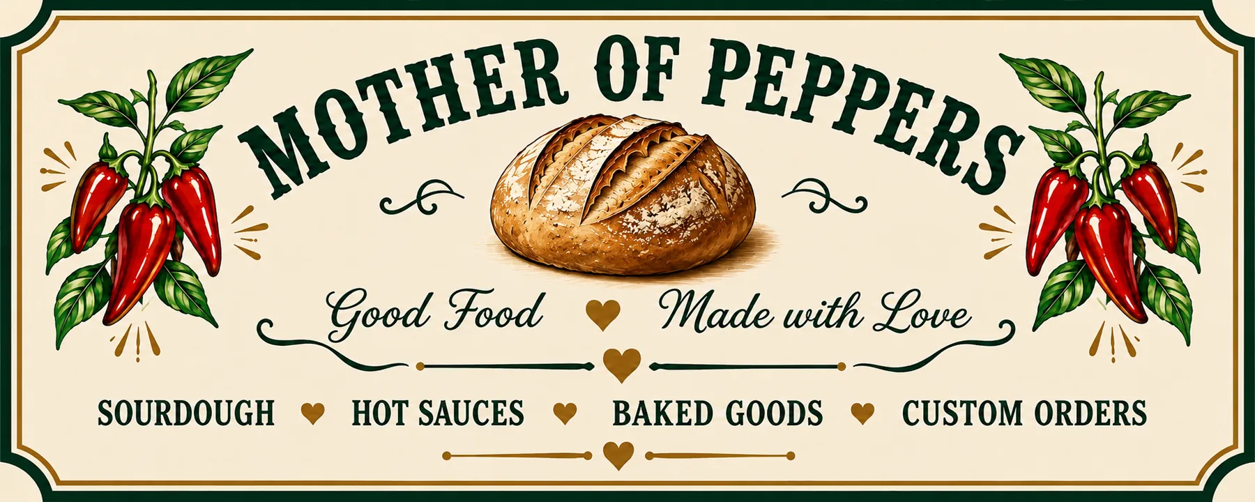 Mother Of Peppers market-style food display